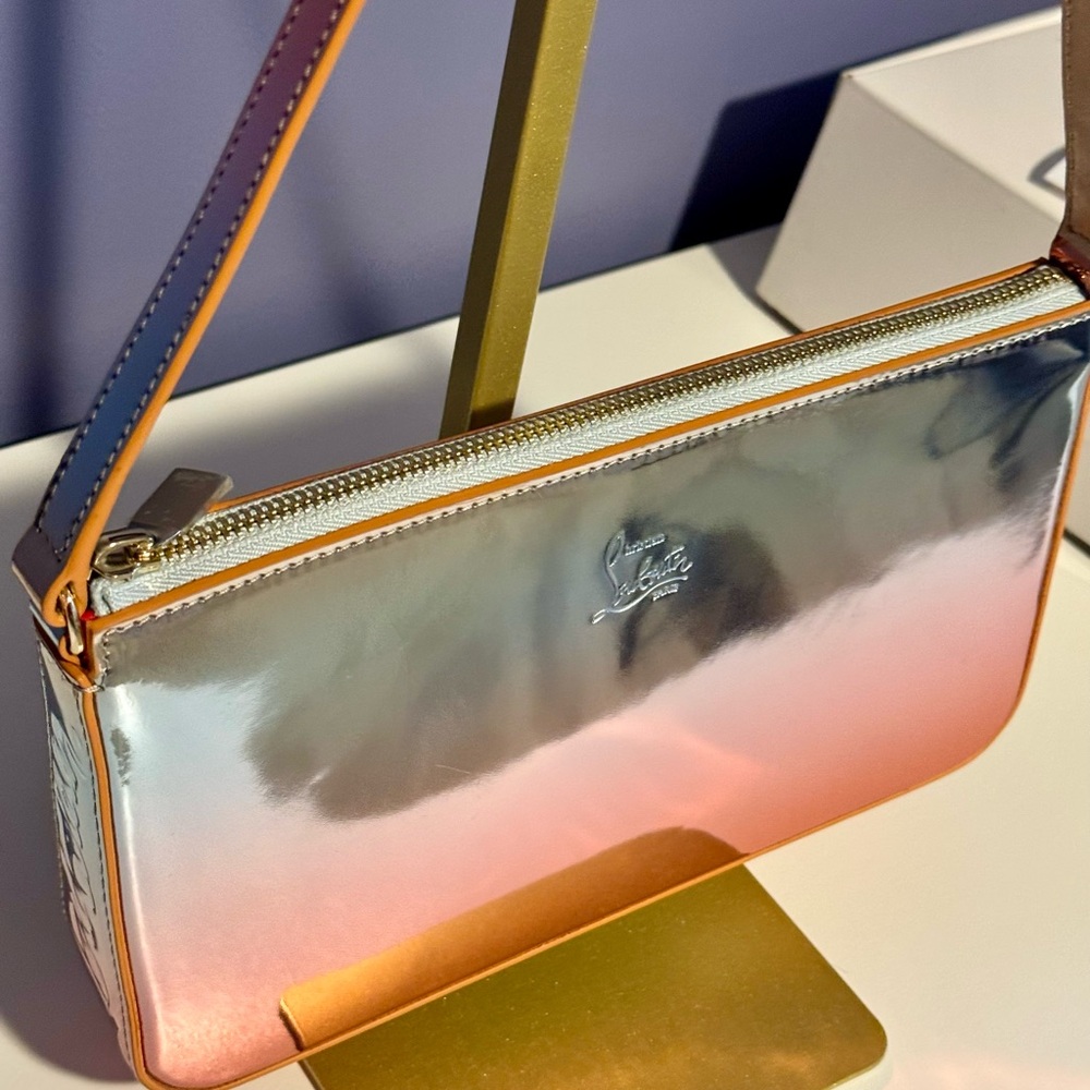 Christian Louboutin Holographic Shoulder Bag, Rare Find